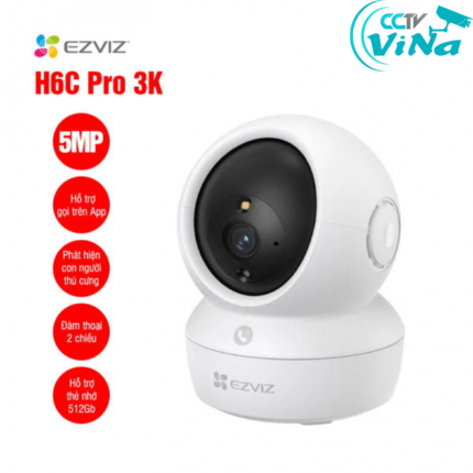 Camera WiFi quay quét Trong nhà EZVIZ H6C Pro 3K 5MP